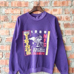 Vintage Minnesota Vikings Football Sweatshirt Minnesota Vikings Football Shirt